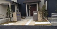 2世帯の門回り